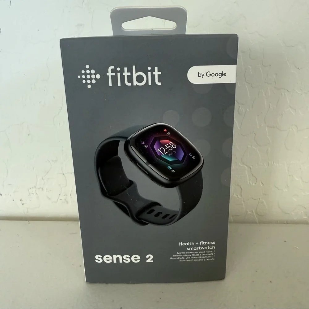 Fitbit Sense 2 Advanced Health & Fitness Smartwatch Grey Graphite Aluminum